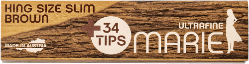 MARIE Brown King Size Slim + Tips