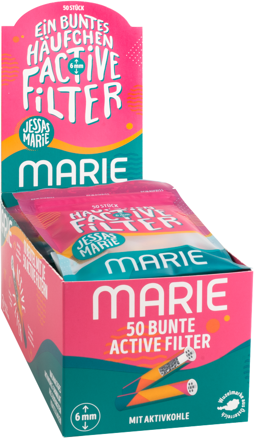 MARIE Buntes Häufchen Active Filter Beutel Ø 6mm