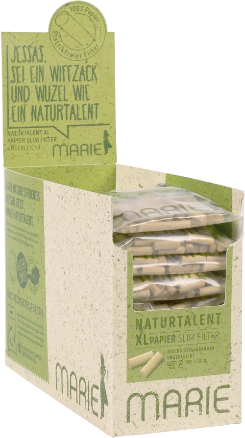 MARIE Naturtalent XL Papier Slim Filter Ø 6mm