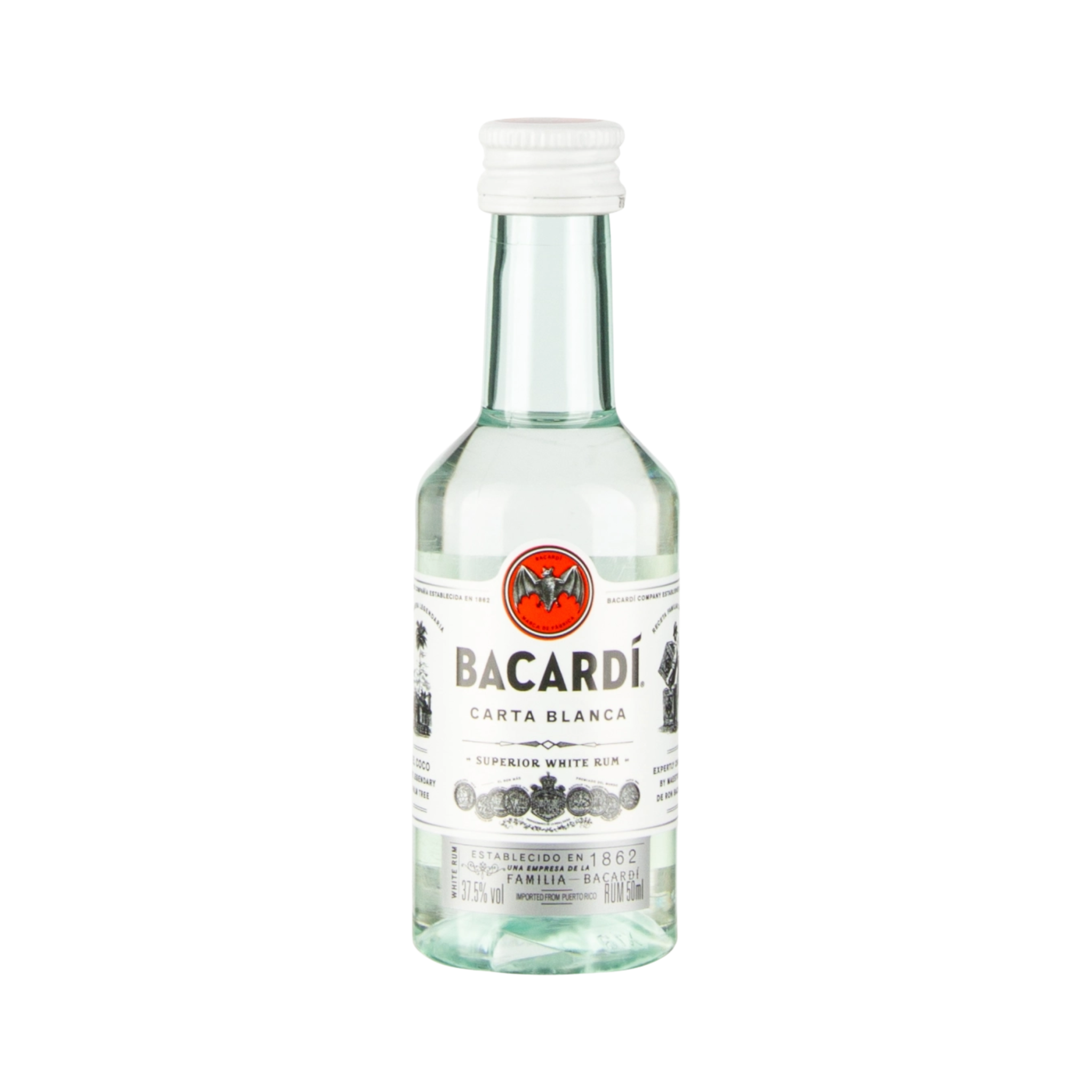 Bacardi Carta Blanca 0,05l 37,5%