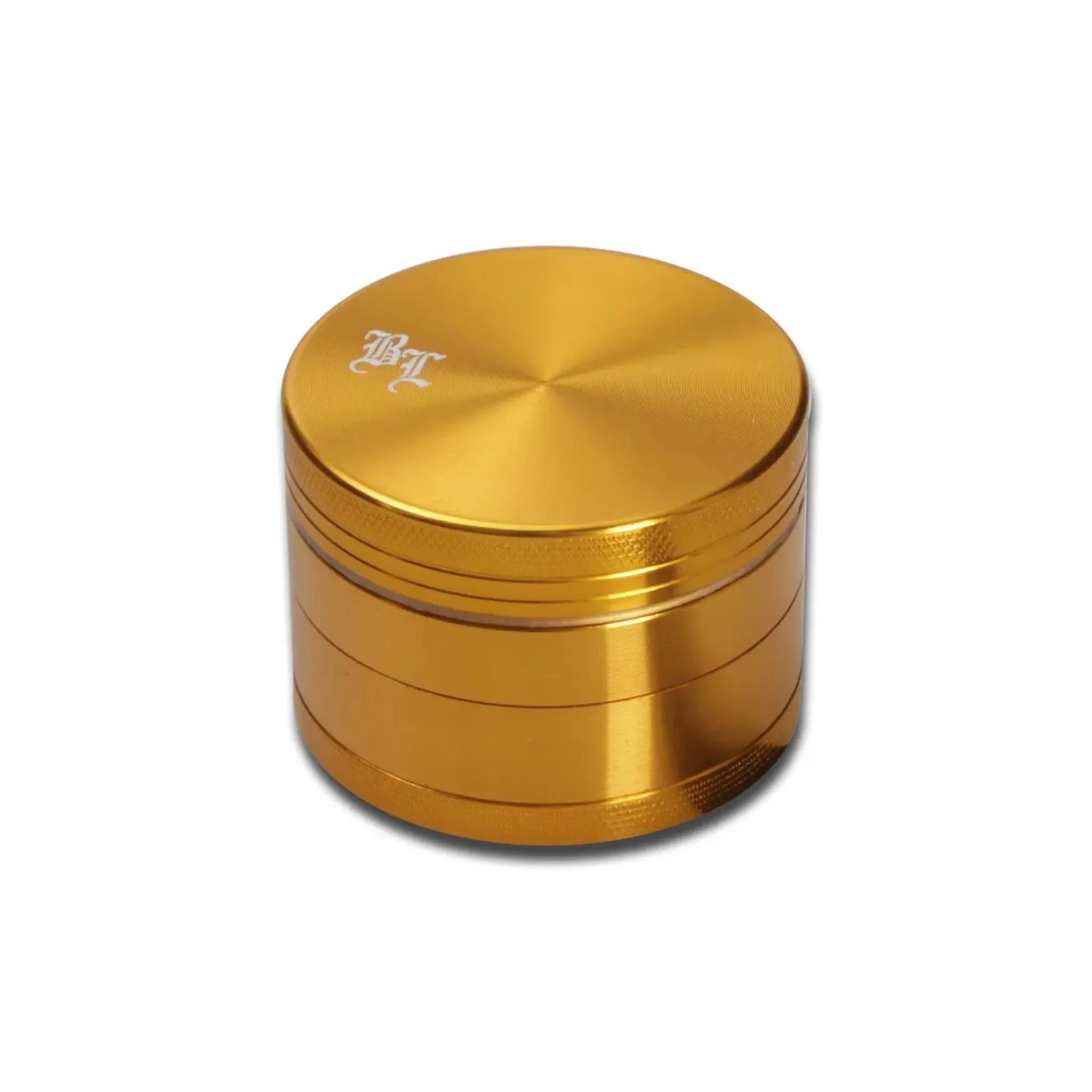 Black Leaf® Aluminium Grinder, 4-teilig, Gold, 50mm
