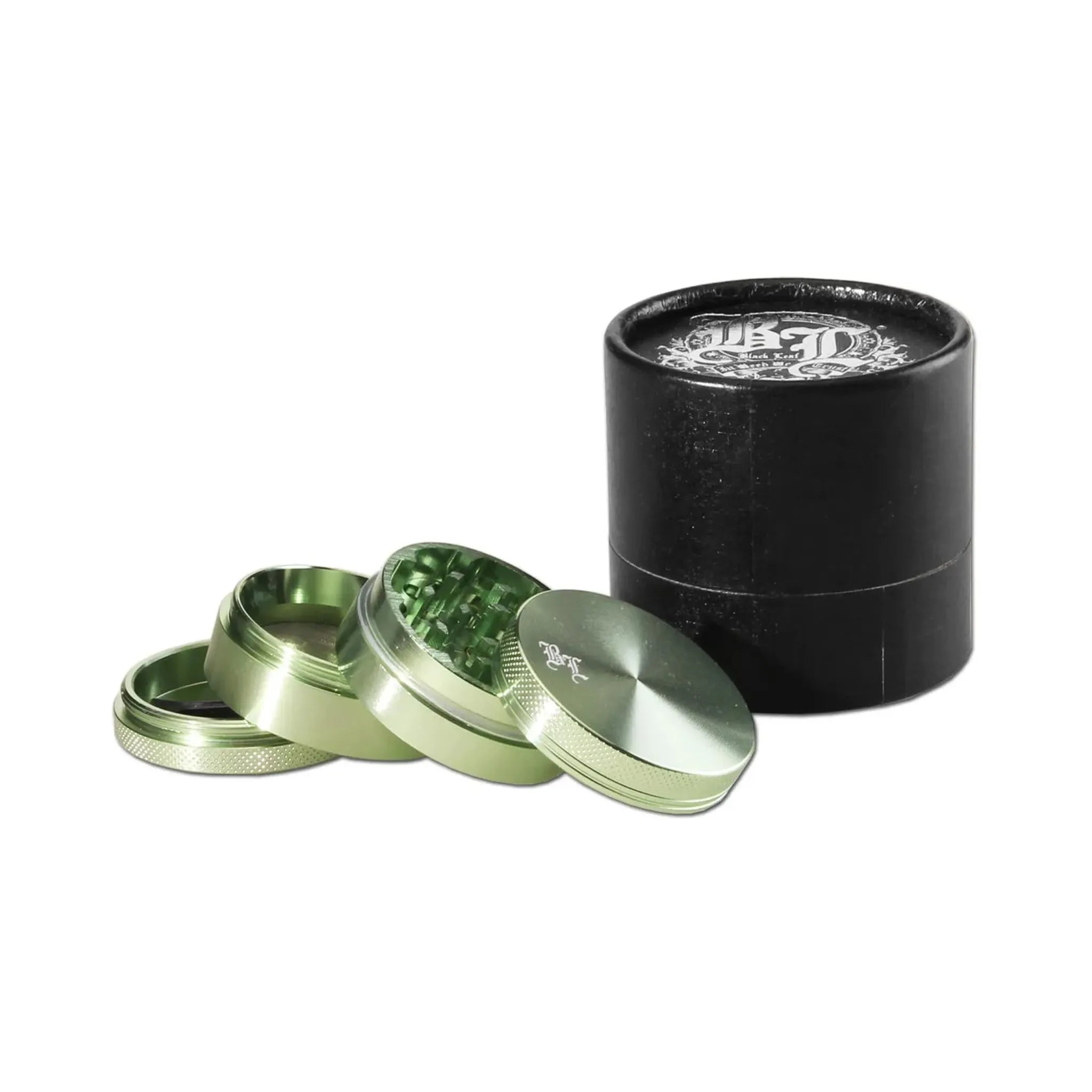 Black Leaf® Aluminium Grinder, 4-teilig, Mintgrün, 40mm