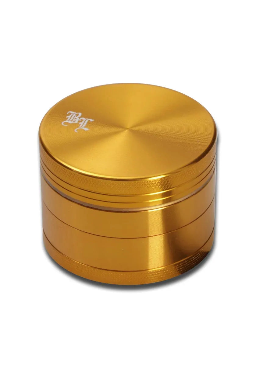 Black Leaf® Aluminium Grinder, 4-teilig, Gold, 50mm