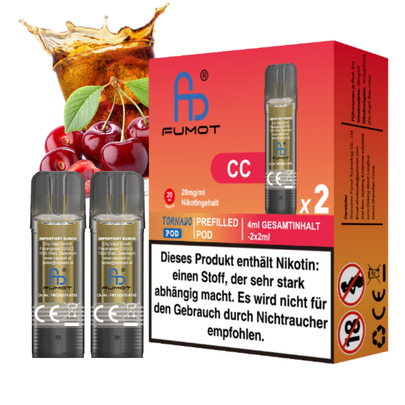 Fumot Tornado Pod - CC (Cherry Cola)