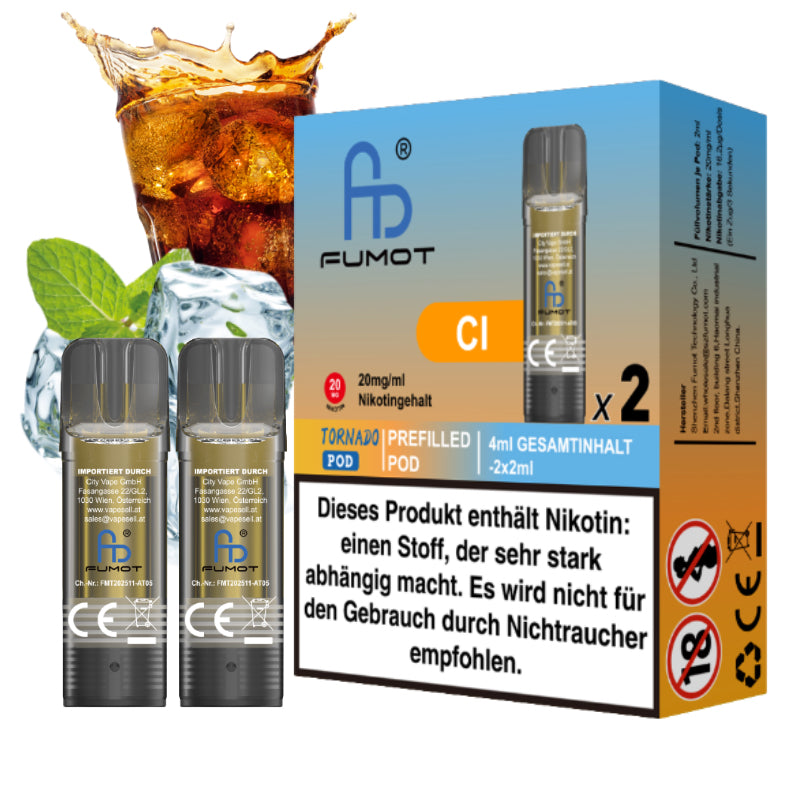 Fumot Tornado Pod - CI (Cola Ice)