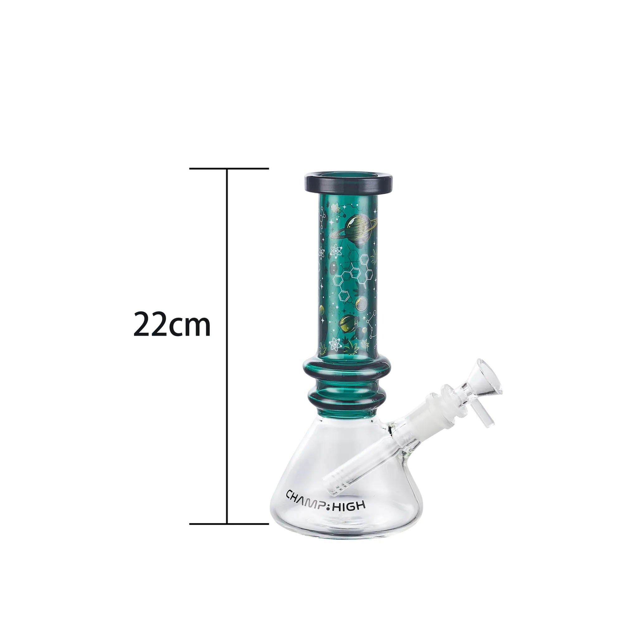 Champ High Glas Bong "The Chemist"