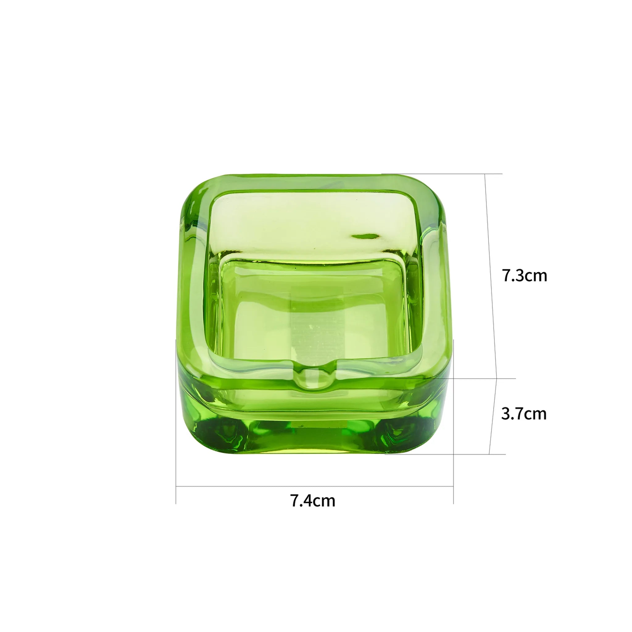 Champ Aschenbecher Quadratisch Bunt