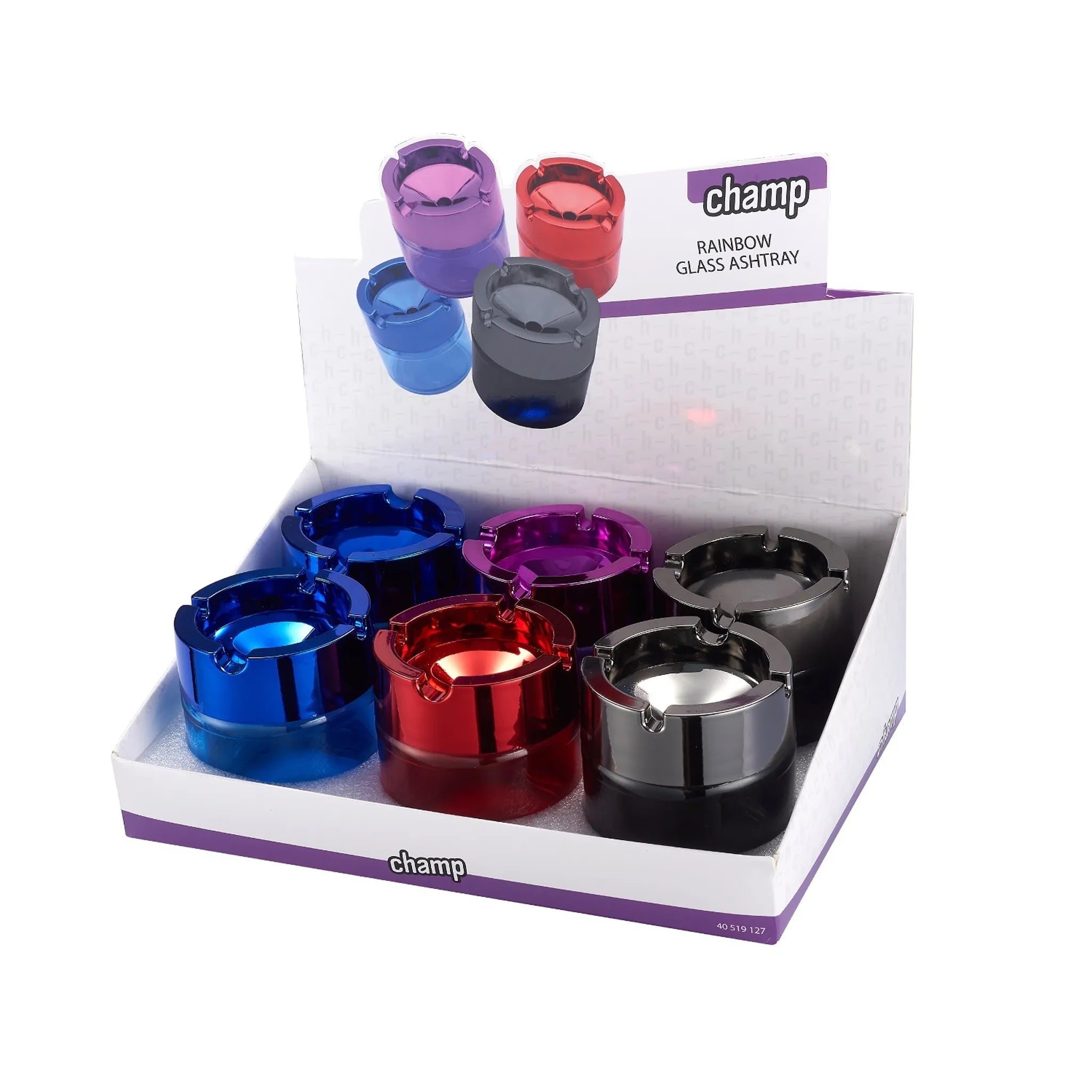 Champ Aschenbecher mit Deckel