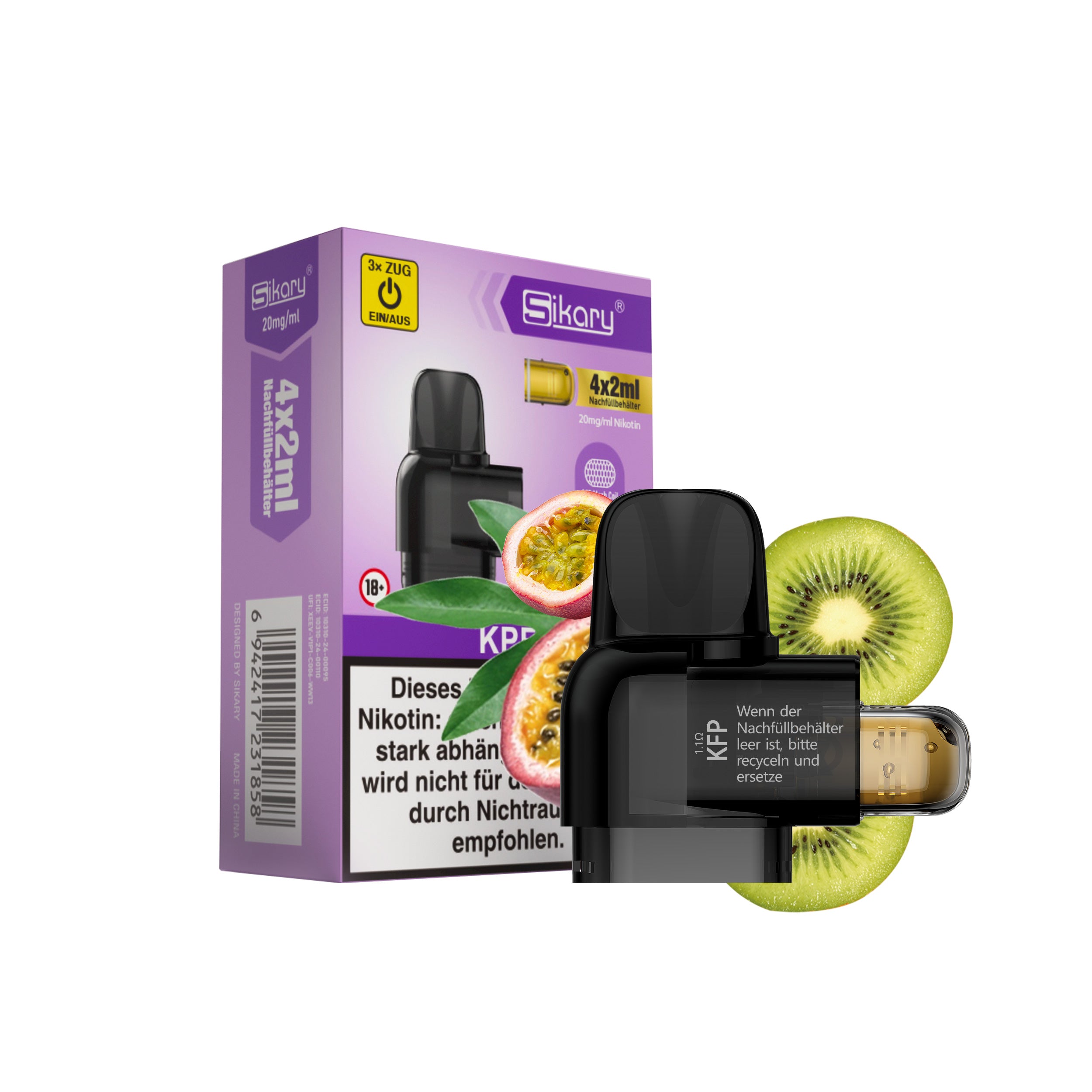 SIKARY S10000 Refill - KPF (Kiwi Passion Fruit)