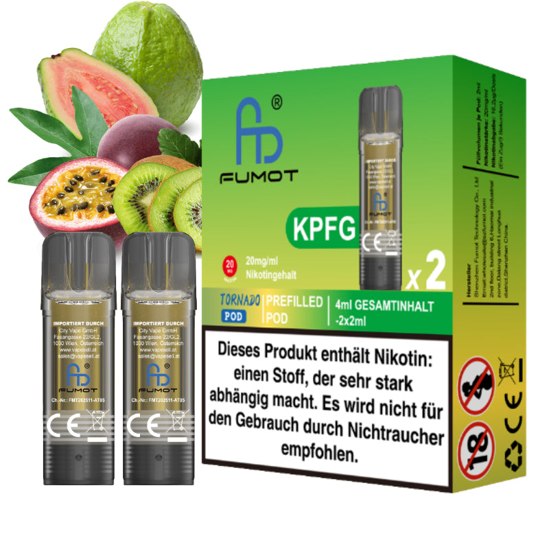 Fumot Tornado Pod - KPFG (Kiwi Passion Fruit Guava)