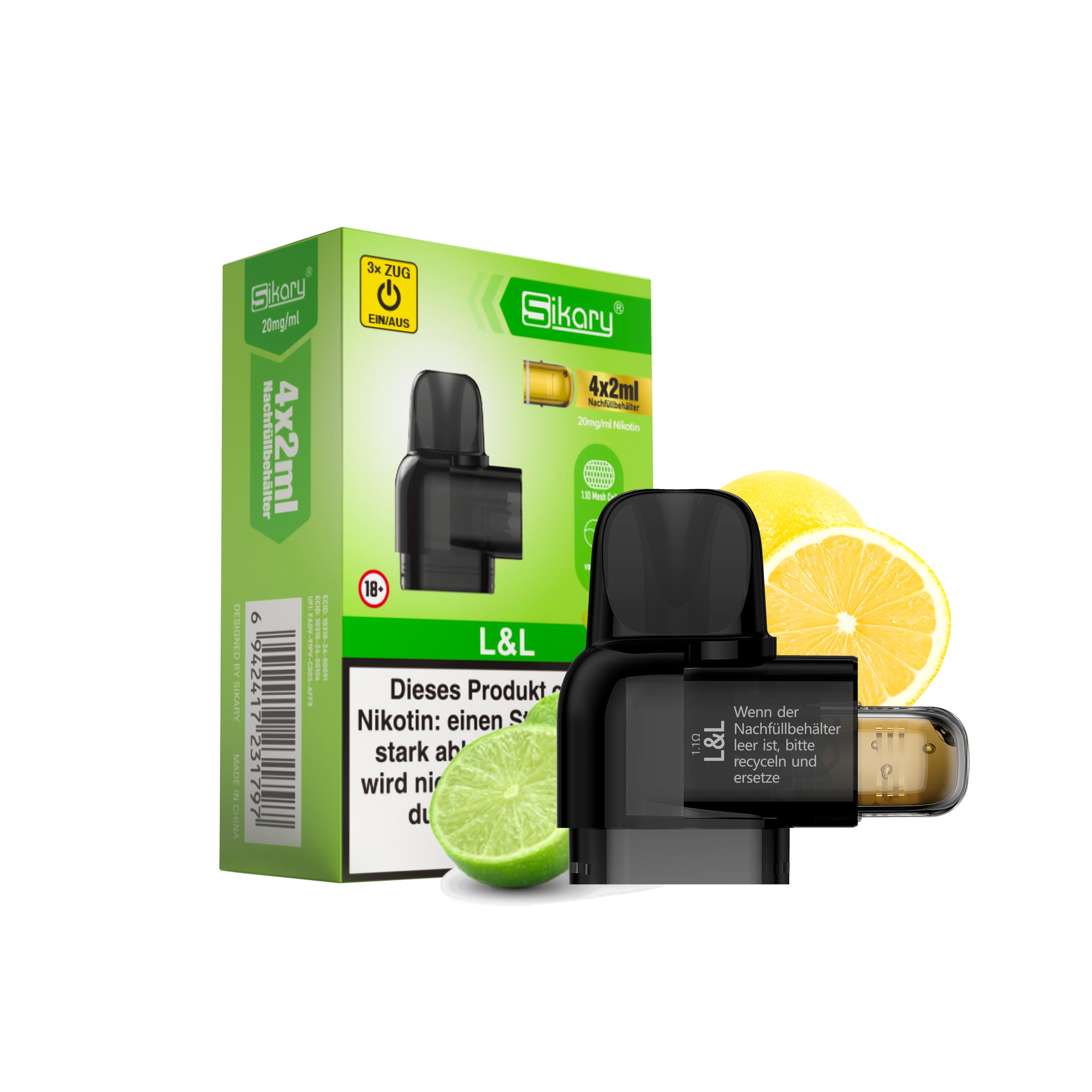 SIKARY S10000 Refill - L&L (Lemon & Lime)