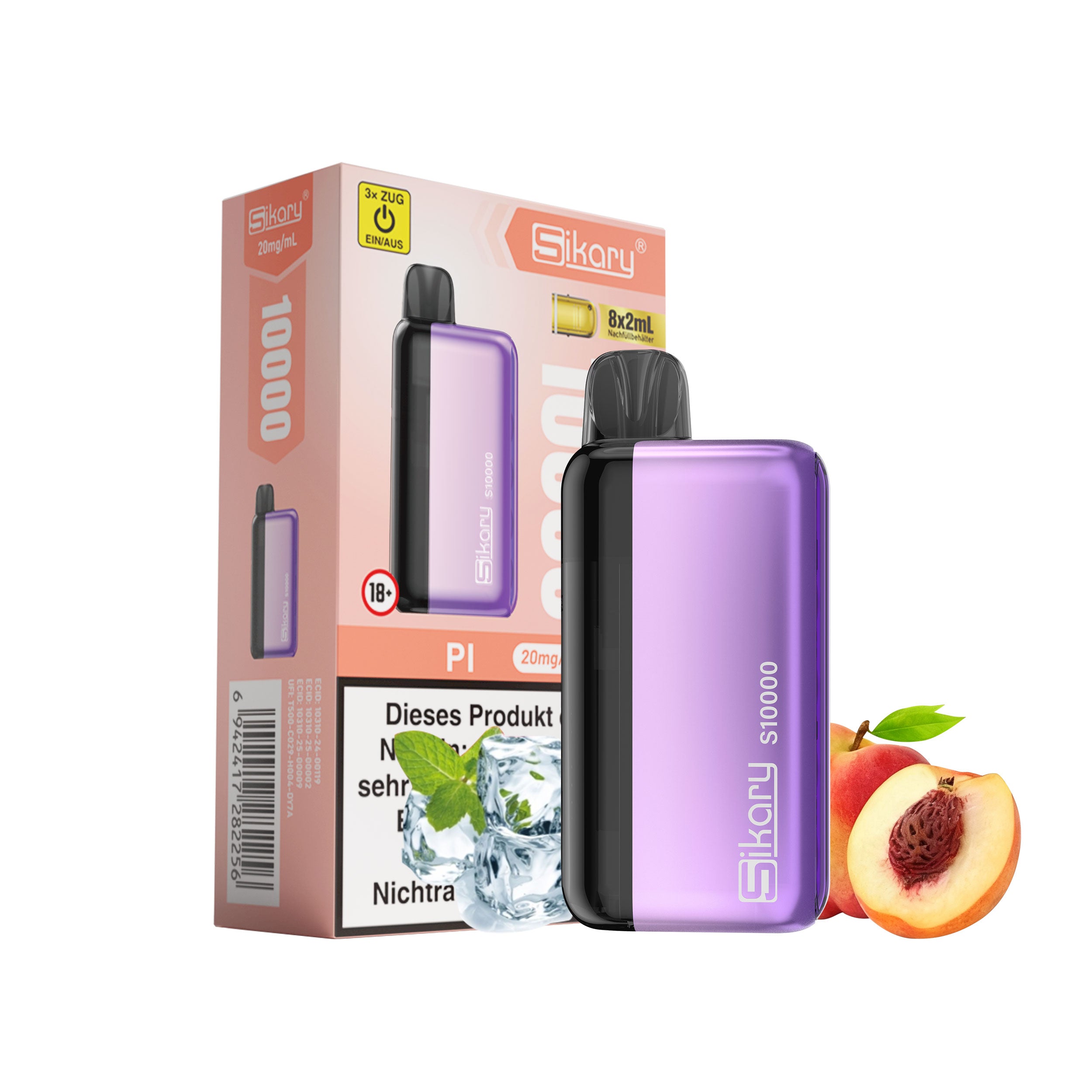 Sikary S10000 - PI (Peach Ice)