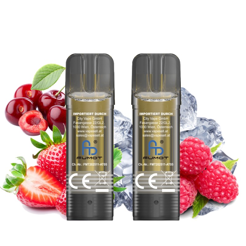 Fumot Tornado Pod - SRCI (Strawberry Raspberry Cherry Ice)