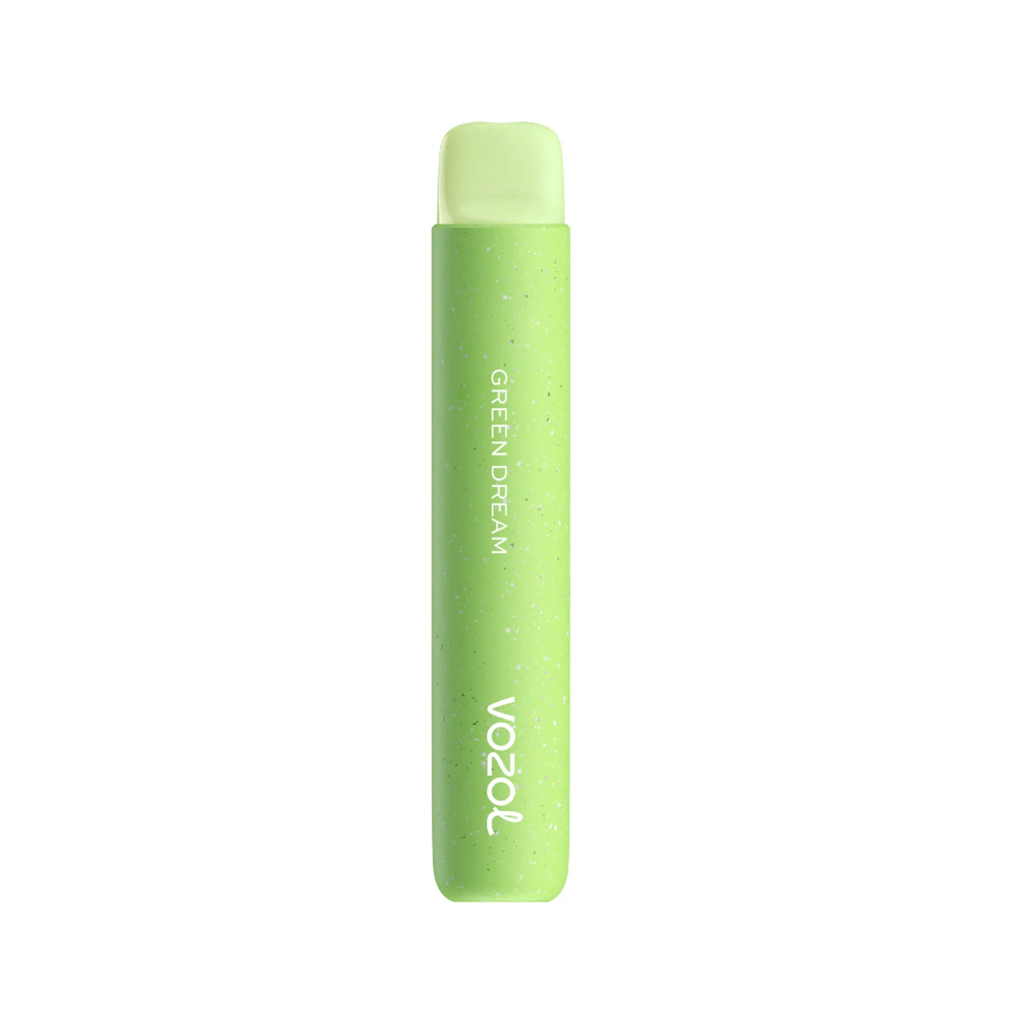 VOZOL STAR600 Green Dream Einweg E-Zigarette mit Kiwi-Guave-Passionsfrucht-Geschmack, 2 ml Füllmenge und etwa 600 Zügen. Nikotinstärke 20 mg/ml.