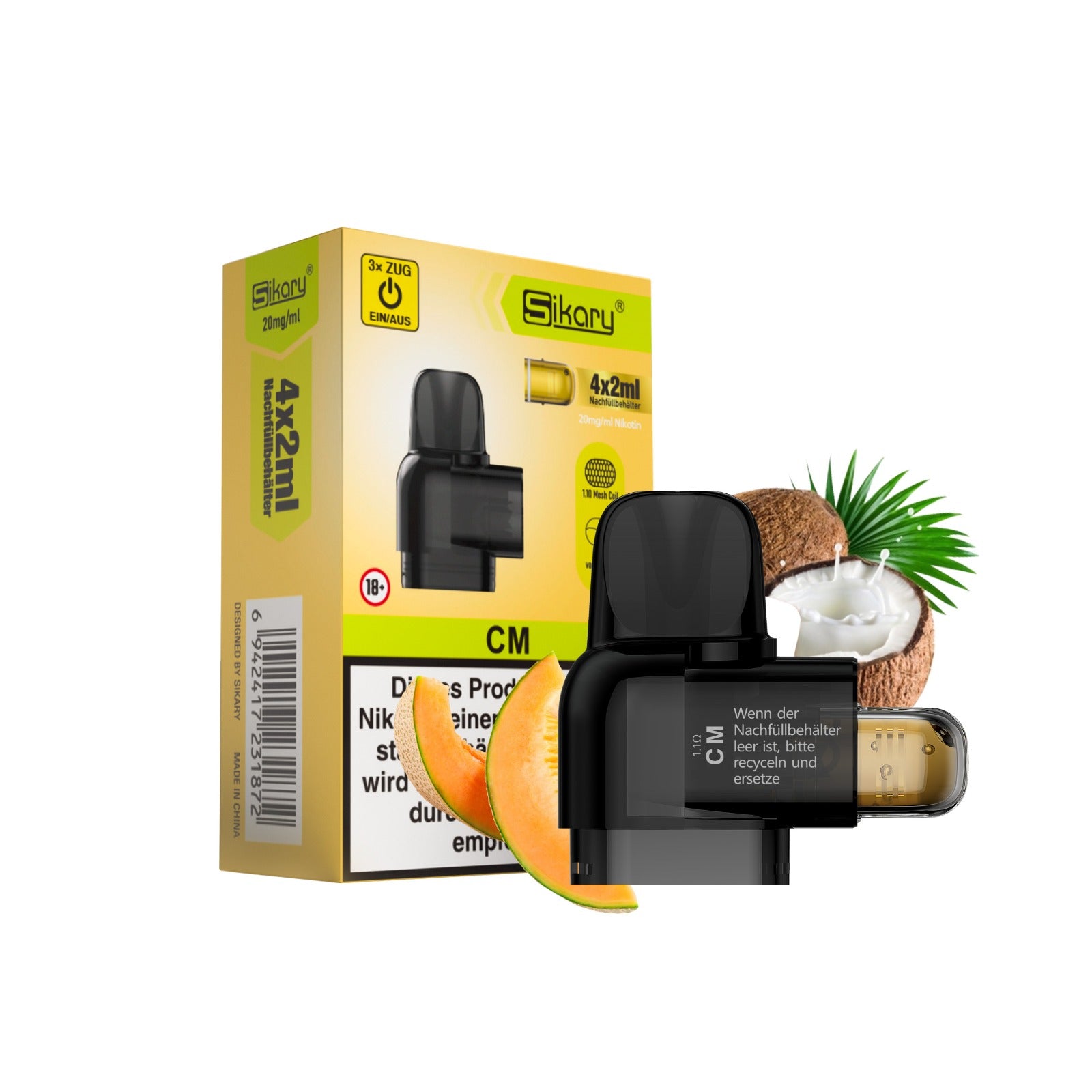 SIKARY S10000 Refill - CM (Coconut Melon)