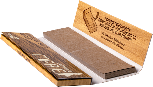 MARIE Brown King Size Slim + Tips