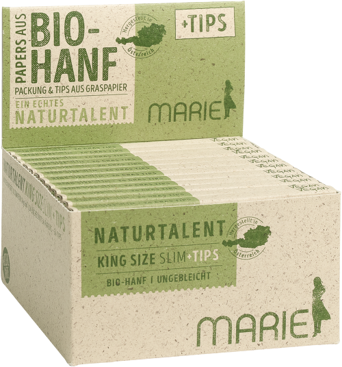 MARIE Naturtalent King Size Slim + Tips