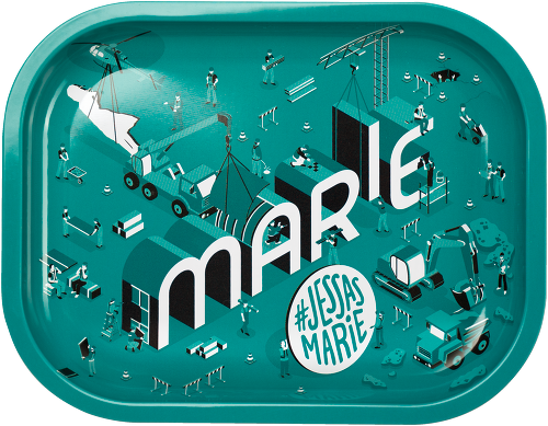 MARIE Wuzelblech S Logobaustelle