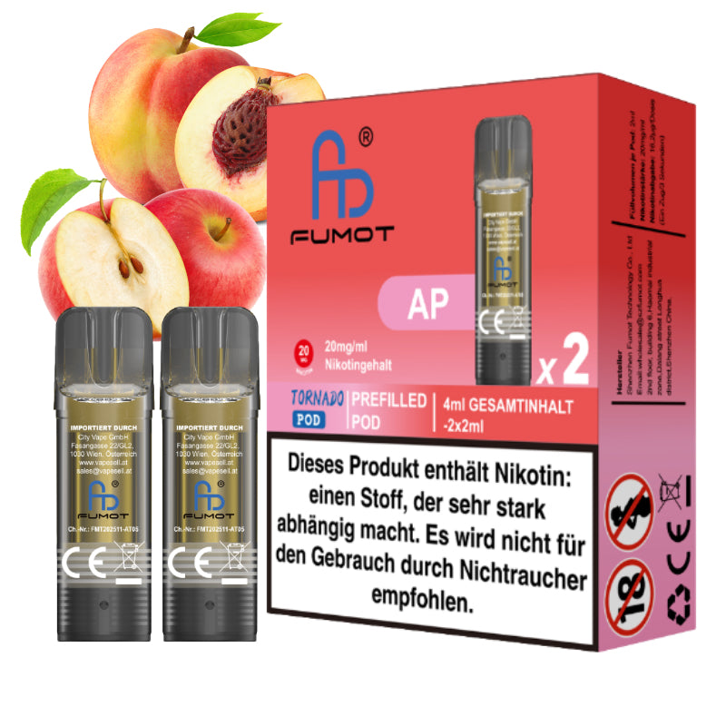 Fumot Tornado Pod - AP (Apple Peach)