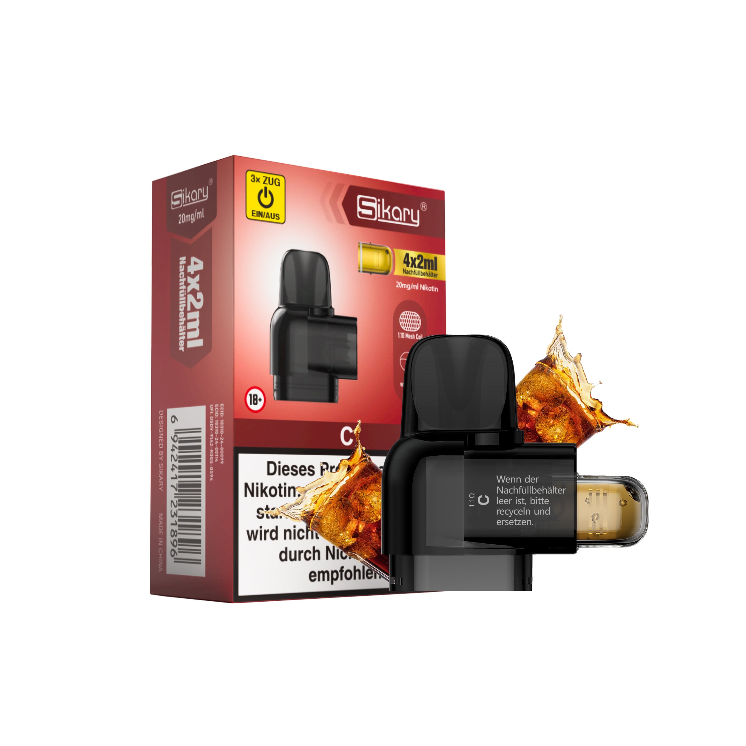 SIKARY S10000 Refill - C (Cola)