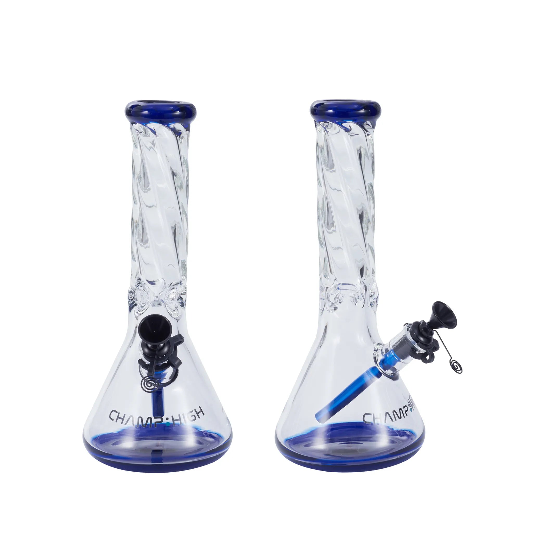 Champ High Glas Bong "Twisted"