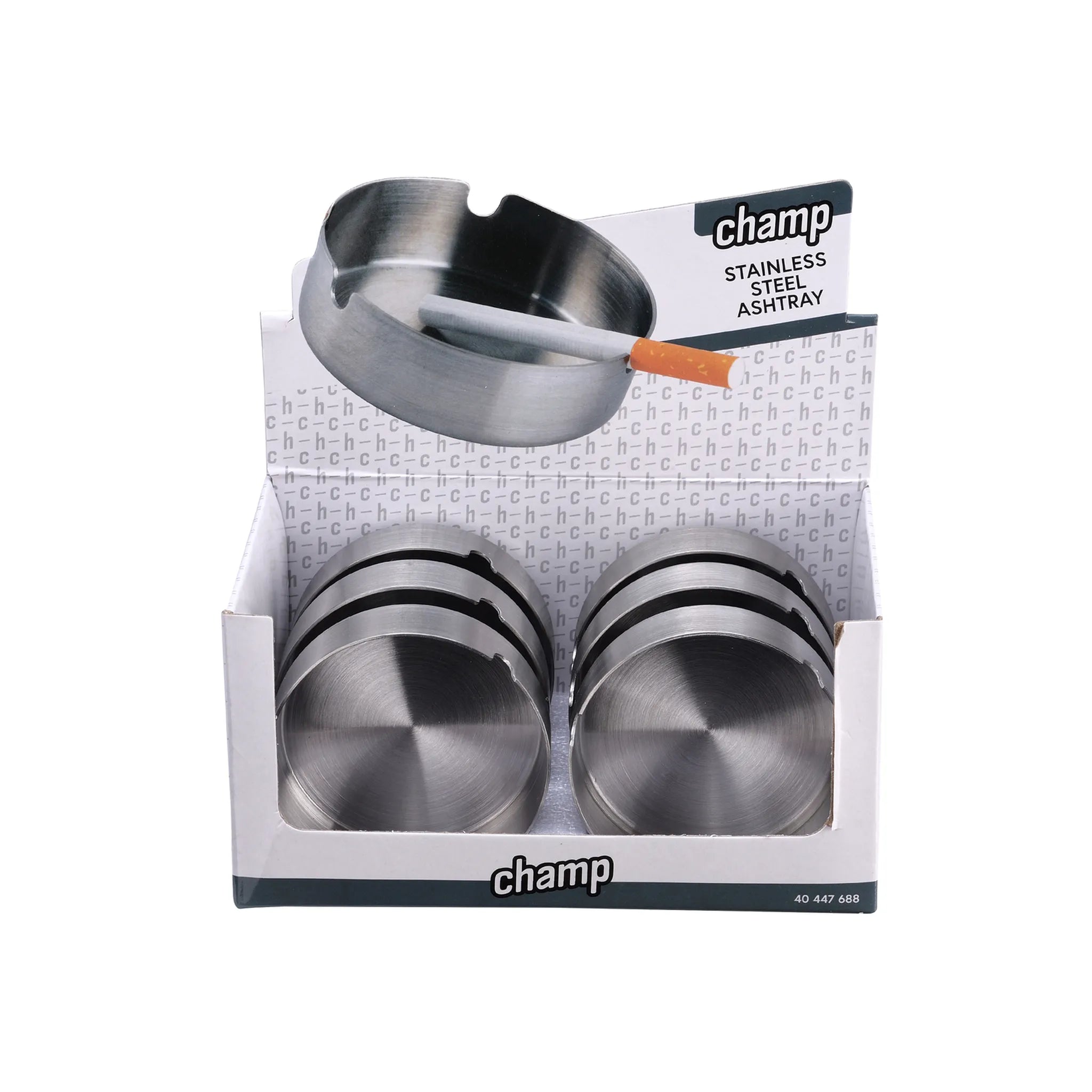 Champ Aschenbecher Edelstahl