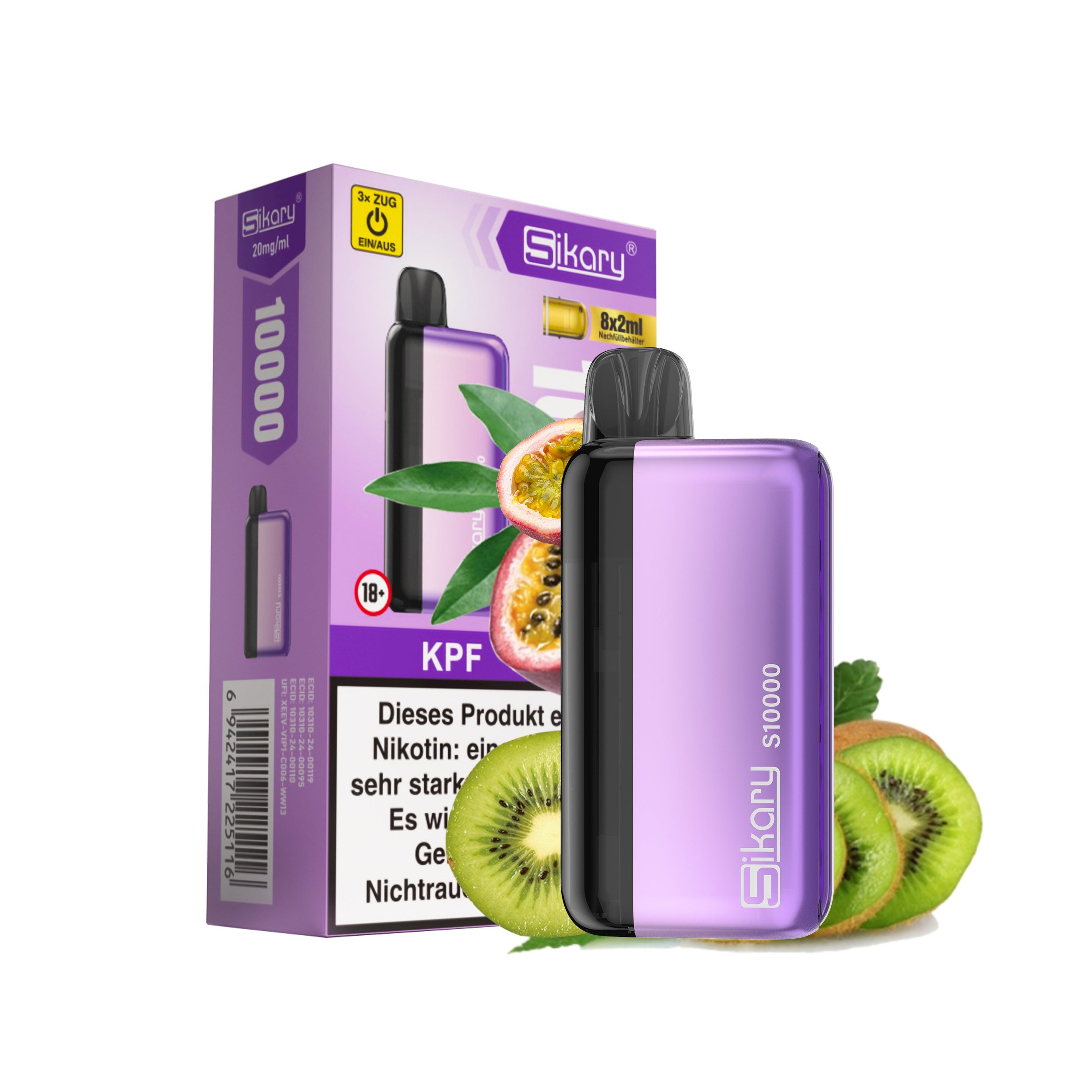 Sikary S10000 - KPF (Kiwi Passion Fruit)