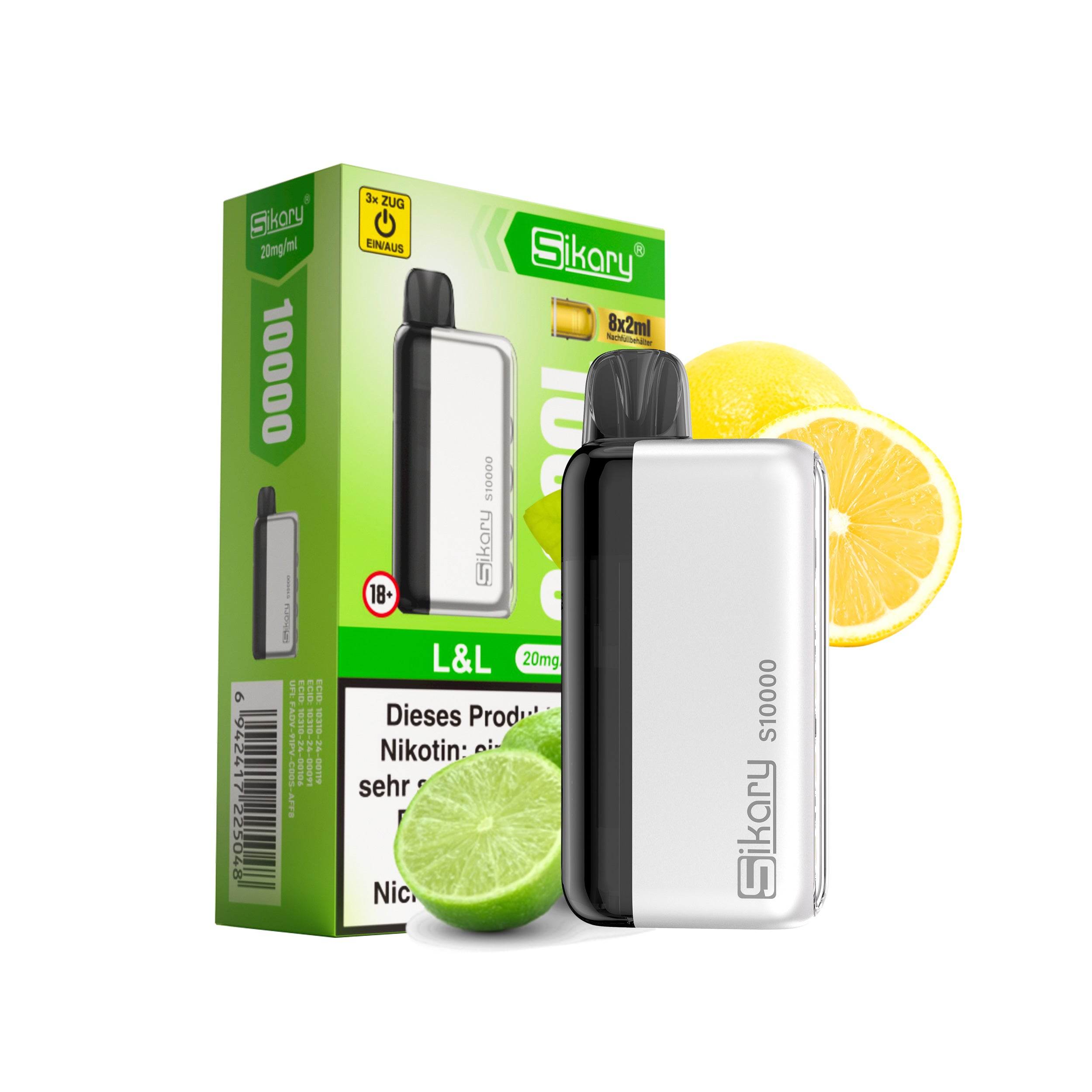 Sikary S10000 - L&L (Lemon Lime)
