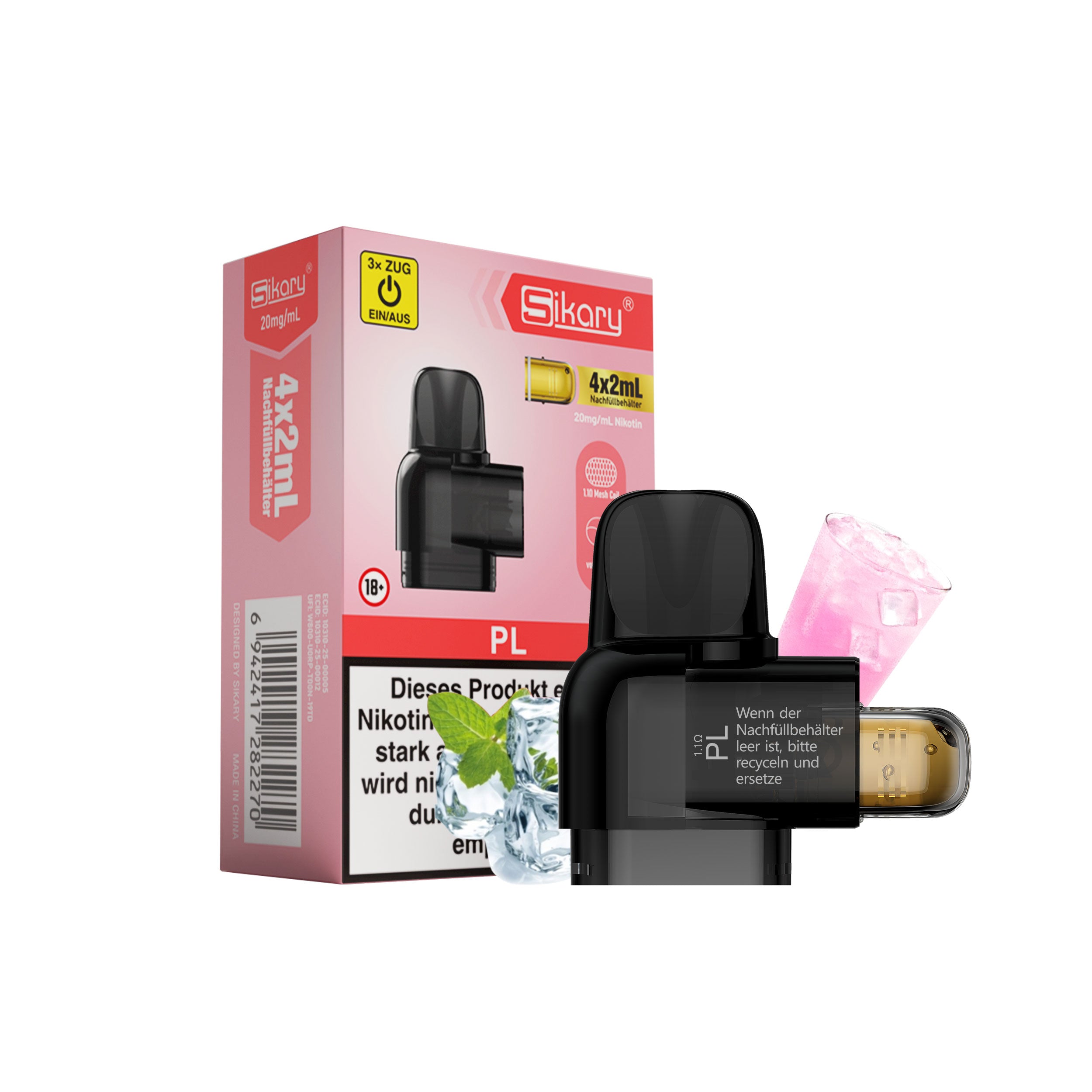 SIKARY S10000 Refill - PL (Pink Lemonade)