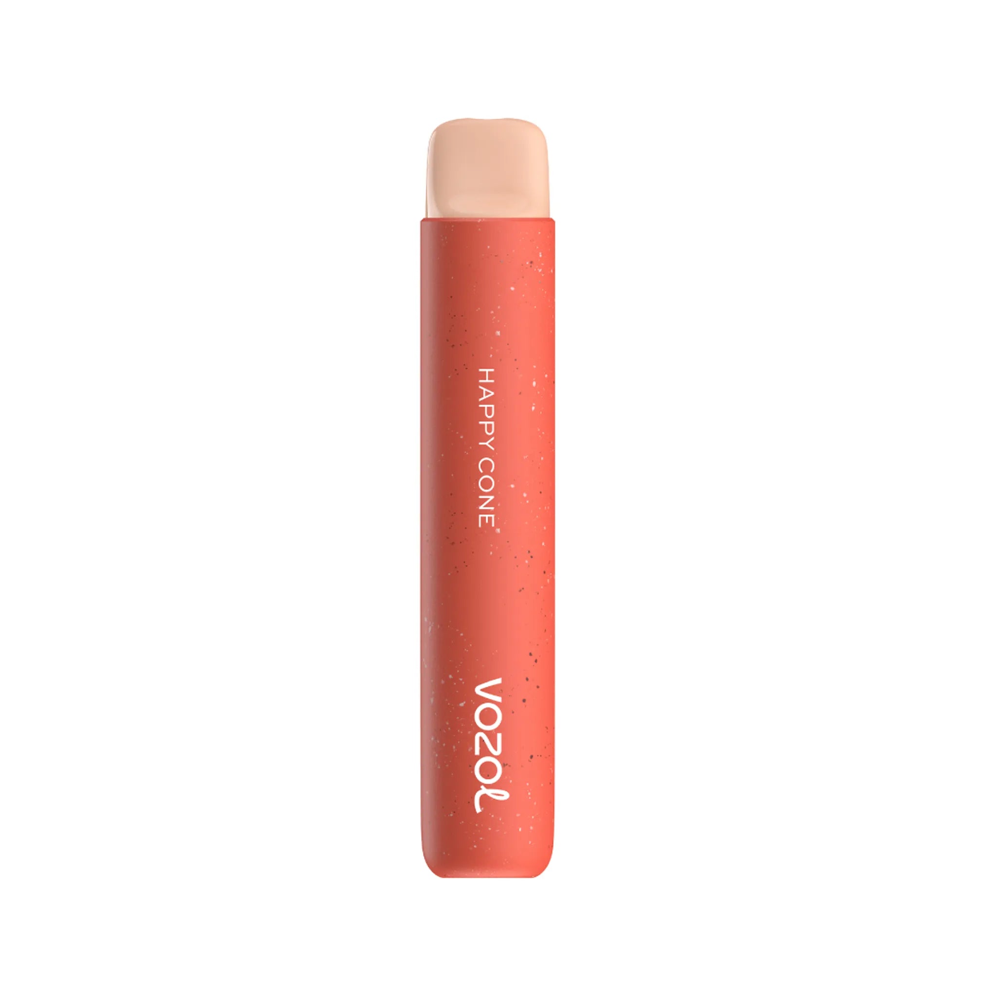 VOZOL STAR600 Happy Cone Einweg E-Zigarette mit Erdbeere-Eiscreme-Geschmack, 2 ml Füllmenge und etwa 600 Zügen. Nikotinstärke 20 mg/ml.