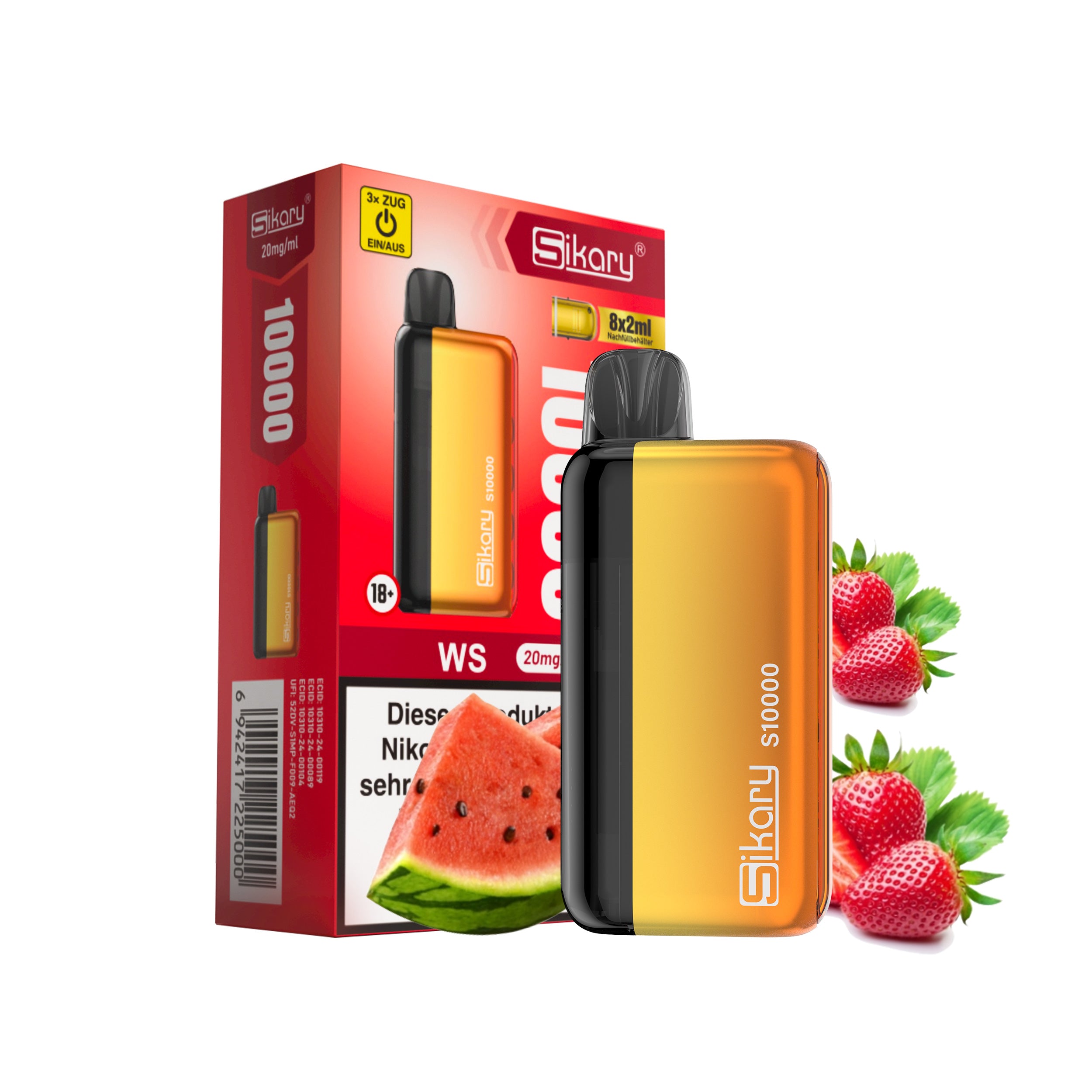 Sikary S10000 - WS (Watermelon Strawberry)